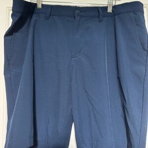 adidas Blue Flat Front Shorts Lightweight Design